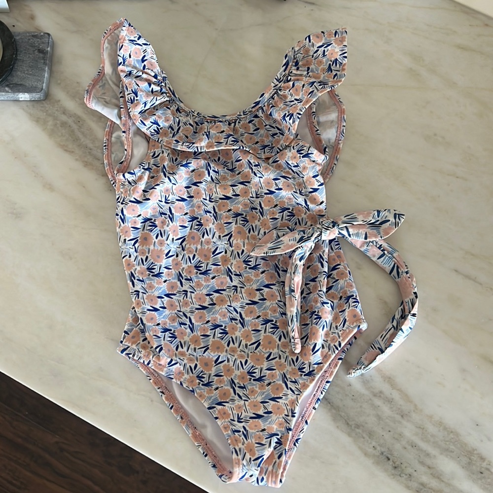 Gymboree swim suit and matching headband